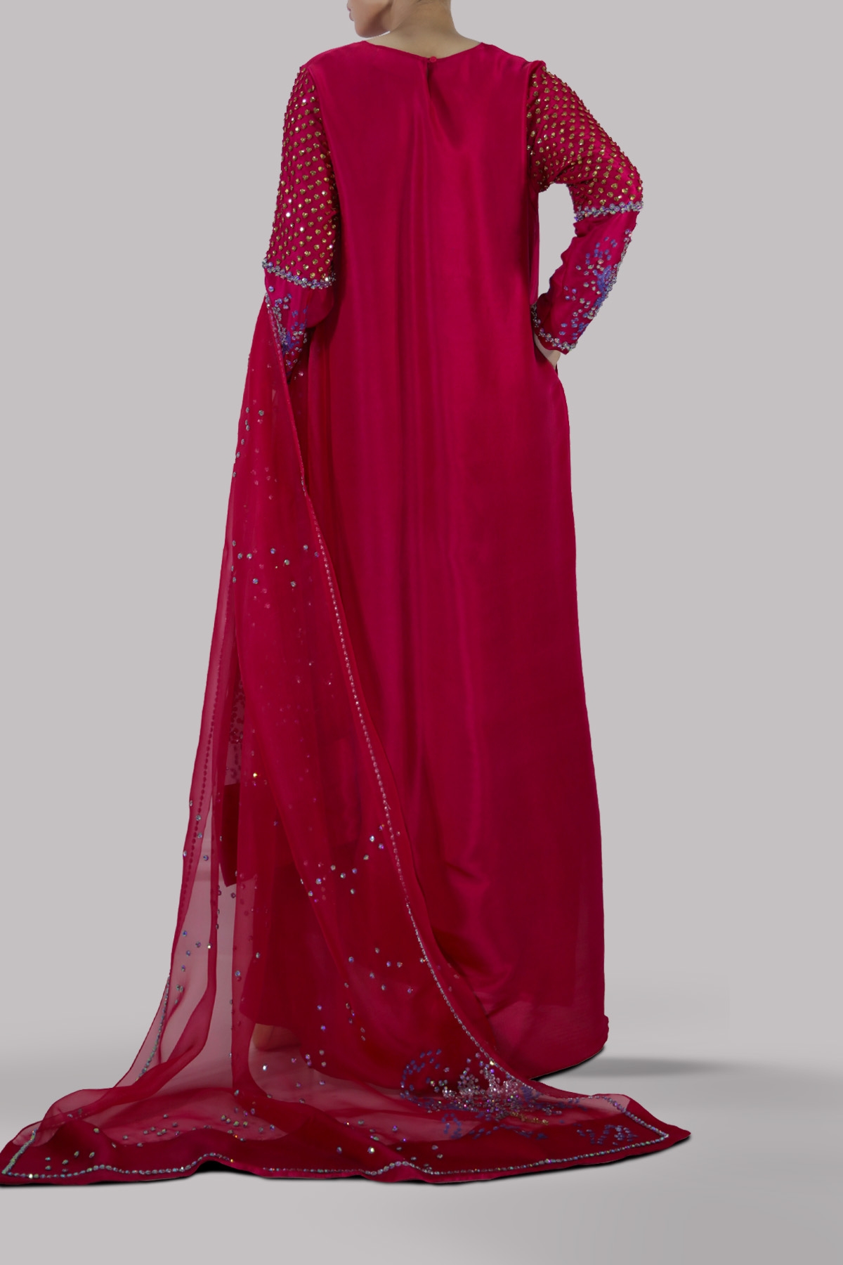 1019555-03-crimson-embellished-raw-silk-maxi-set